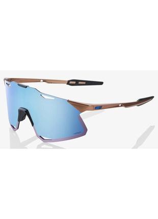 Окуляри ride 100% hypercraft - matte copper chromium - hiper blue multilayer mirror lens, mirror lens, mirror