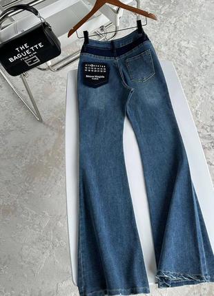 Шикарные брендовые джинсы в стиле maison margiela2 фото