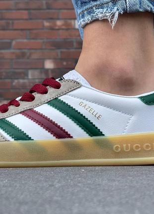 adidas gazelle silver green womens Adidas Gazelle x Gucci Pink  Ar Store