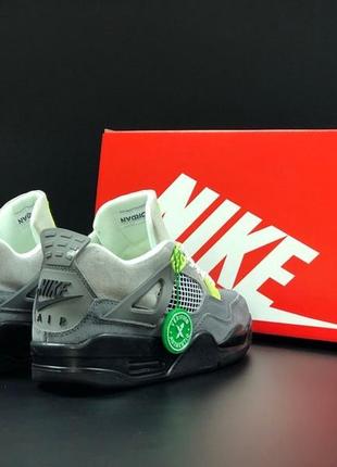 Кроссовки в стиле nike air jordan 4 retro топ качества ретро кроссовки найм мужские демисезонные высокие трендовые жжорданы3 фото