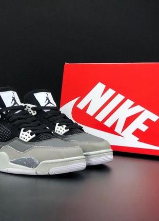 Кроссовки в стиле nike air jordan 4 retro топ качества ретро кроссовки найм мужские демисезонные высокие трендовые жжорданы5 фото