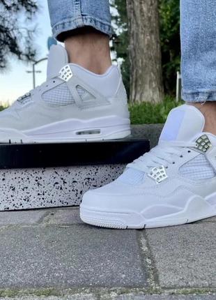 Jordan 4 retro white3 фото