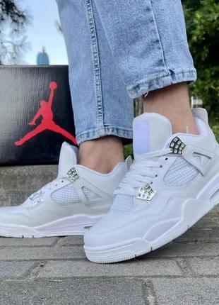 Jordan 4 retro white6 фото