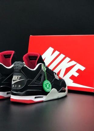 Кроссовки в стиле nike air jordan 4 retro топ качества ретро кроссовки найм мужские демисезонные высокие трендовые жжорданы6 фото