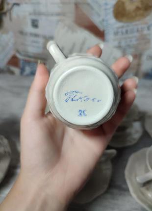 Порцеляновий вінтажний чайний сервіз на 6 персон