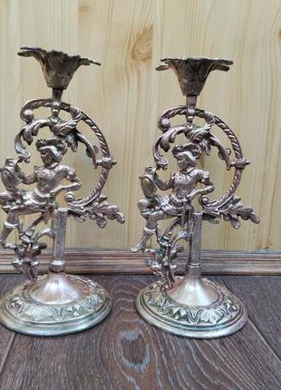 Бронзовые подсвечники