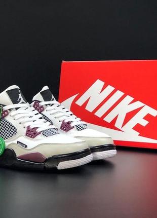 Кроссовки в стиле nike air jordan 4 retro топ качества ретро кроссовки найм мужские демисезонные высокие трендовые жжорданы2 фото