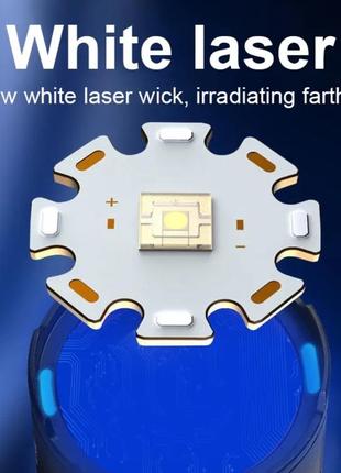 Новейший белый лазерный сверхмощный фонарик 6800000lm перезаряжаемый фонарик хнр90 мощный светодиодный фонарик тактический фонарь4 фото
