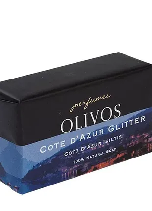 Натуральне оливкове мило тверде g.parf.cote dazur glitter 250g