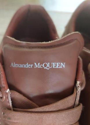 Кроссовки кожаные alexander mcqueen6 фото