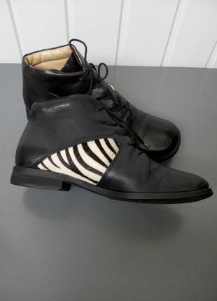 Кожаные ботинки vabene ( швейцария) ..р.402 фото