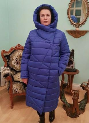 Шикарный пуховик,пальто зимнее,размер 661 фото