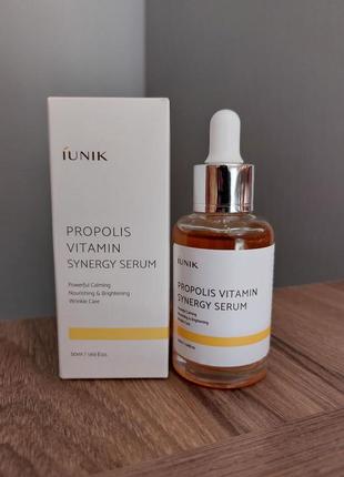 Сыворотка с прополисом и витамином с iunik propolis vitamin synergy serum 50 мл