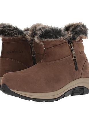 Зимние кожаные columbia bangor 39 ст. 25,3