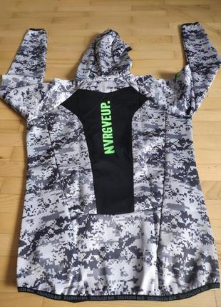 Худи gym aesthetics camouflage anthrazit кофта2 фото