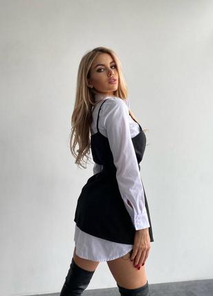 Комплект рубашка-платье и сарафан6 фото