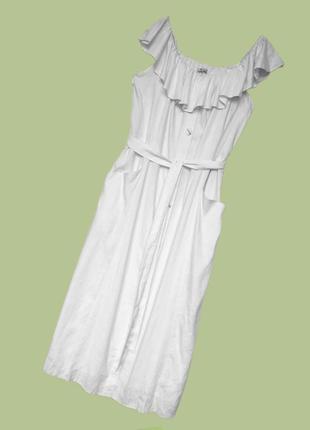 Стильное платье из смесового льна tu5 фото