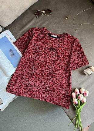 Футболка у леопардовой принт zara