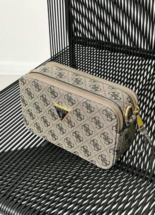 Женская сумка из эко-кожи guess / гесс молодежная, брендовая сумка