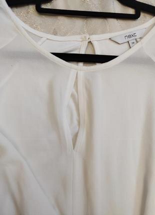 Блуза оригинальная цвет айвори5 фото