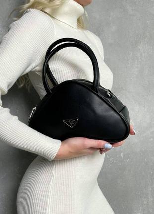 Женский сумка из эко-кожи prada / прада на плечо сумочка женская кожаная стильная брендовая3 фото