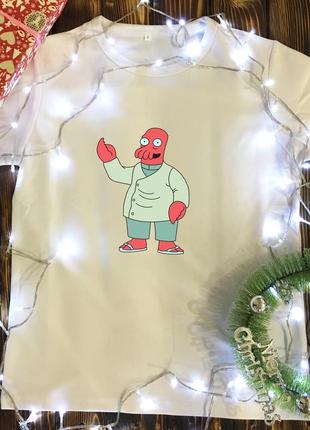 Мужская футболка с принтом - зойберг