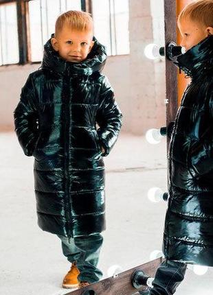 Детское, подростковое зимнее пальто для мальчика 164 см2 фото
