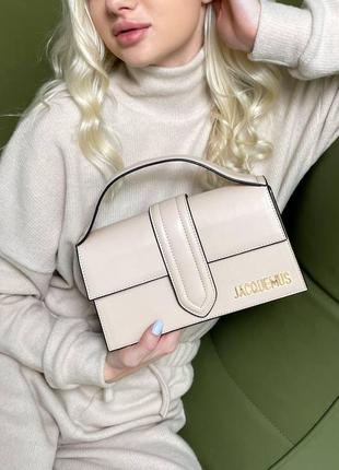 Женская сумка из эко-кожи jacquemus молодежная, брендовая сумка9 фото
