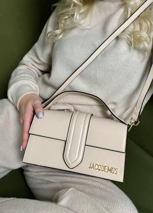 Женская сумка из эко-кожи jacquemus молодежная, брендовая сумка10 фото