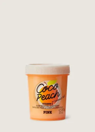 Скраб для тела victoria's secret pink coco peach