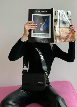 Жіноча сумка з екошкіри jacquemus молодіжна, брендова сумка10 фото