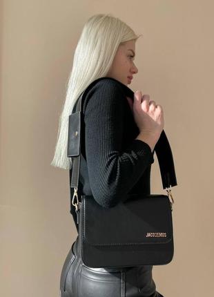 Жіноча сумка з екошкіри jacquemus молодіжна, брендова сумка3 фото