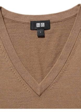 Uniqlo extra fine merino wool джемпер новый s4 фото