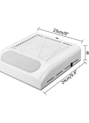 Вытяжка для маникюра 858-15 80w с фильтром