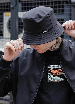 Утеплённа панамка without softshell black