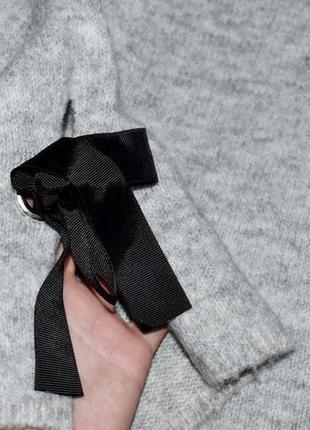 Primark стильний светр вільного крою світло сірого кольору  опис та фото3 фото