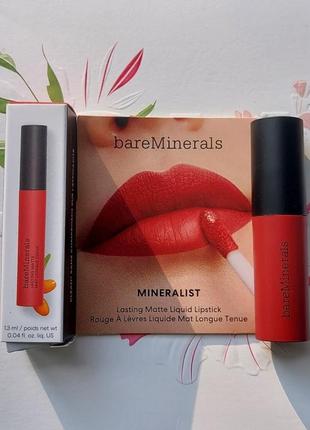 Помада bareminerals mineralist lasting matte liquid lipstick2 фото