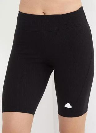 Велосипедные шорты adidas rib biker shorts black hg4368