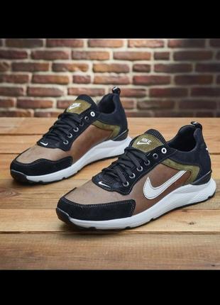 Шкіряні чоловічі кросівки велетні nike розміри 46-50