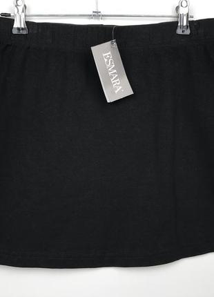 Трикотажна міні спідниця сток