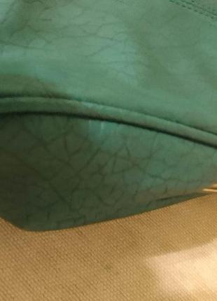Уникальная винтажная  сумочка. зеленог.о цвета..6 фото