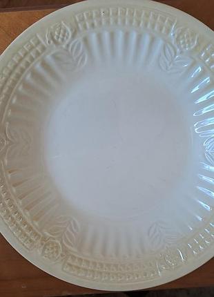 Вінтажна велика глибока страва фаянс буди