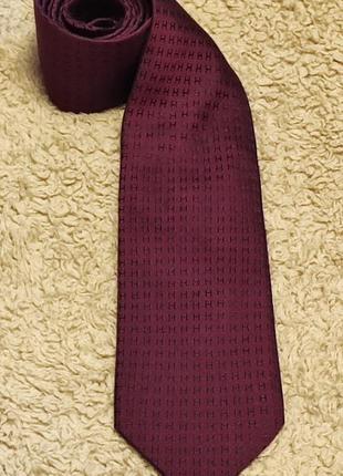 Краватка бренда Chermes з логотипом5 фото