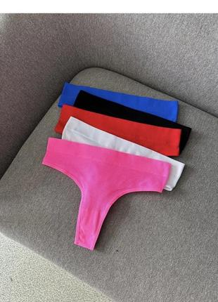 Принги в рубчик на высокой посадке (5 шт)