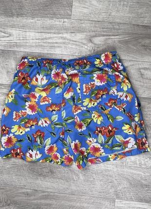 Zara шорты м размер пляжные яркие оригинал хорошие5 фото