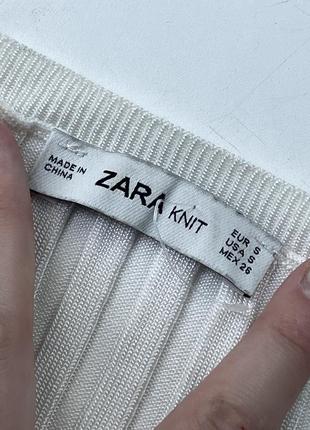 Майка zara в рубчик2 фото