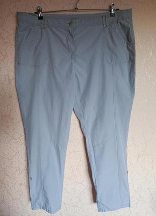Батал! легкі бавовняні жіночі штани р.56-58