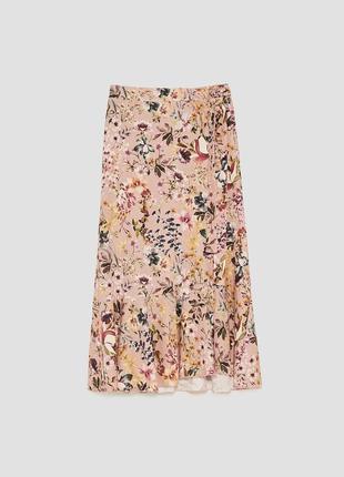Лляна спідниця zara