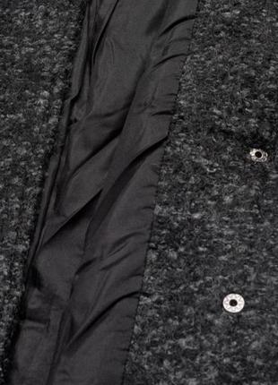 Базове класичне пальто, only, сіре пальто з капюшоном, обмен, обмін3 фото