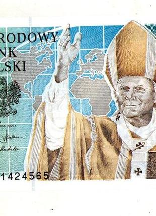 Польша 50 злотых 2006 г. ян павел ii,польща 50 злотих 2006 р. ян павло ii в буклеті ювілейна